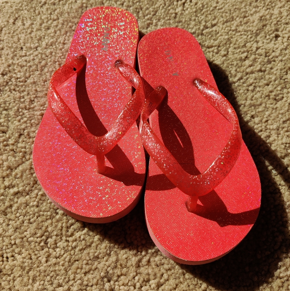 Girls lot of sz 10 flip flops